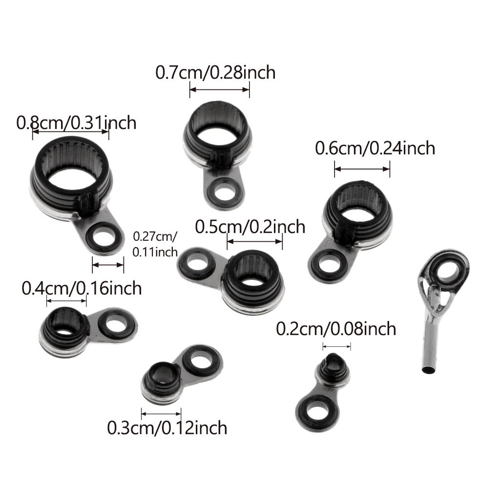 Fishing Rod Casting - Anneaux de guidage universels pour canne