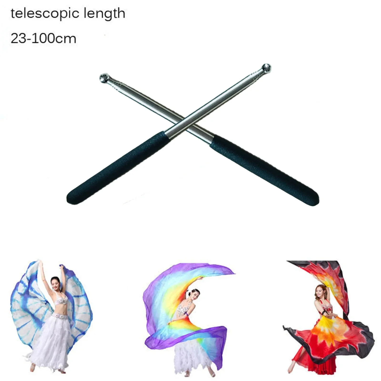 Fishing Rod Telescopic - Accessoires de danse du ventre, bâtons