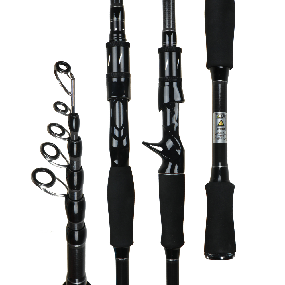 Fishing Rod Surf - Cannes à pêche télescopiques 1,8-2,7 m,