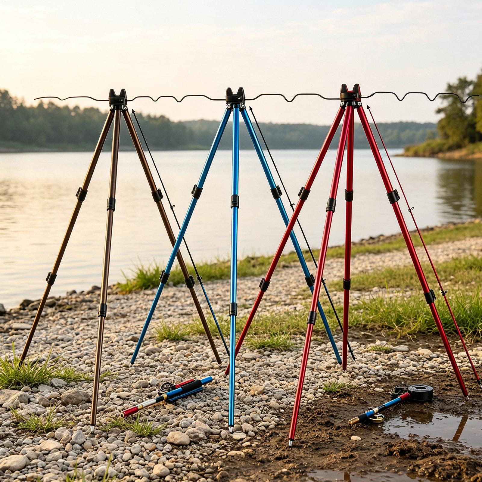 Trépied de pêche avec pieds té - Fishing Rod Telescopic avis et prix