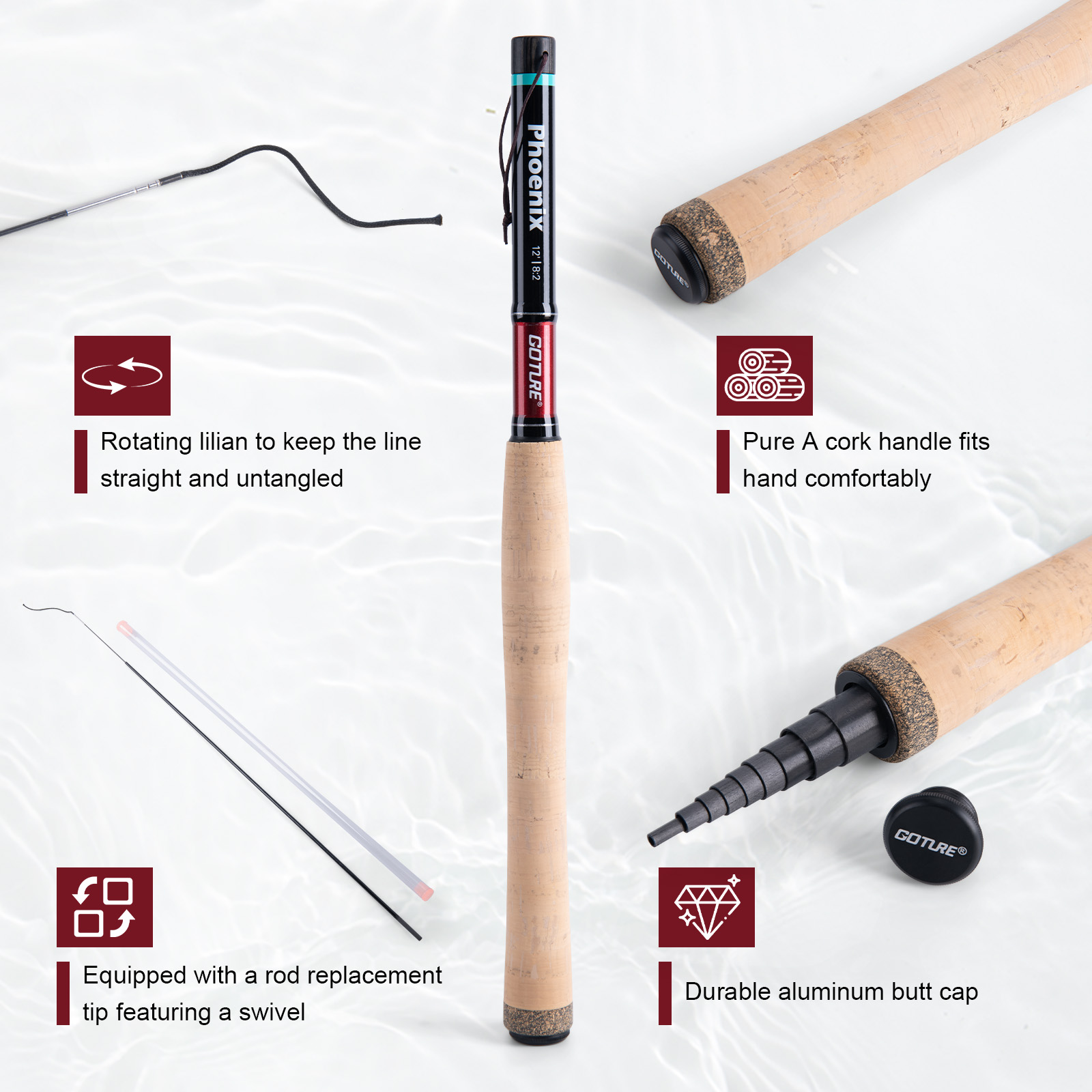 Ensemble de canne à pêche Tenk - Fishing Rod Fly avis et prix