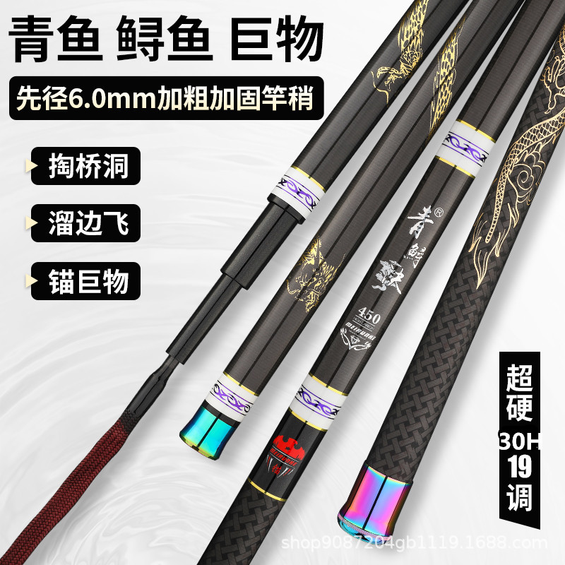 Canne à pêche en fibre de carb - Fishing Rod Surf avis et prix